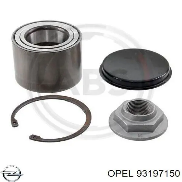 93197150 Opel rolamento de cubo traseiro