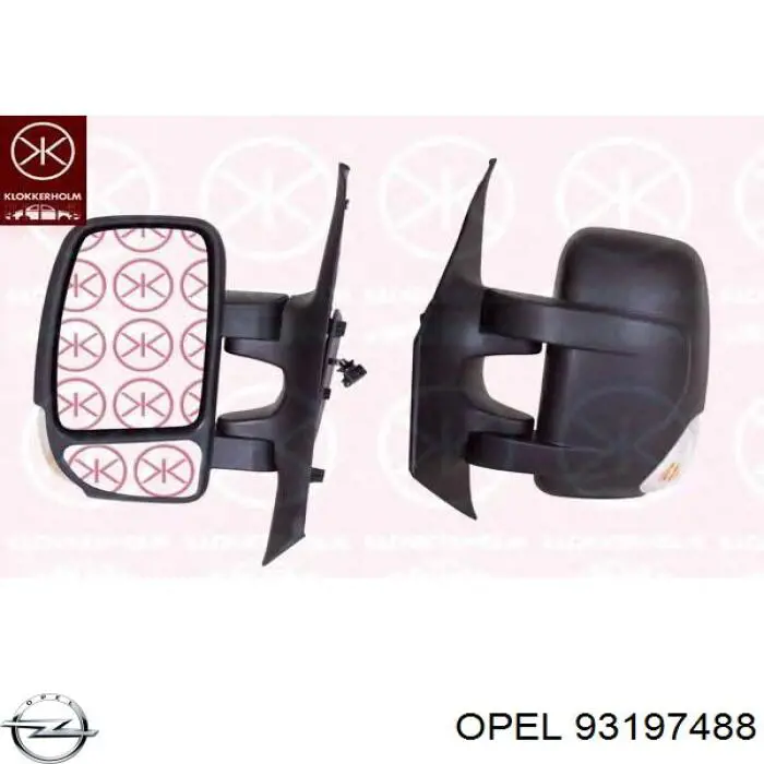 Зеркало левое Alkar 9235907