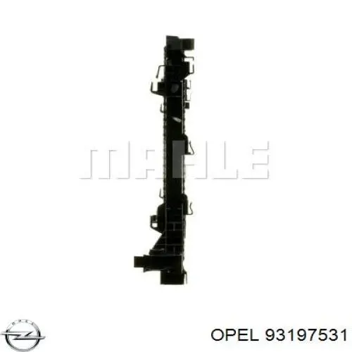 Радиатор охлаждения двигателя Opel 93197531 цена, от 101.69 USD