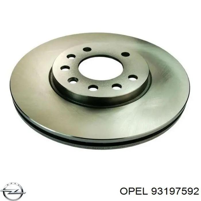 93197592 Opel диск тормозной передний