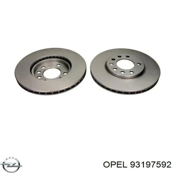 Купить 93197592 Opel Ротор тормозной