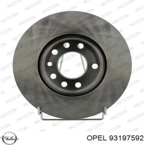 Тормоз дисковый передний Opel 93197592 цена, от 39.15 USD