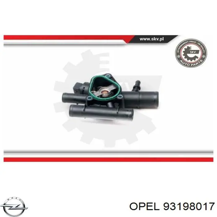 Купить 93198017 Opel Автомобильный термостат