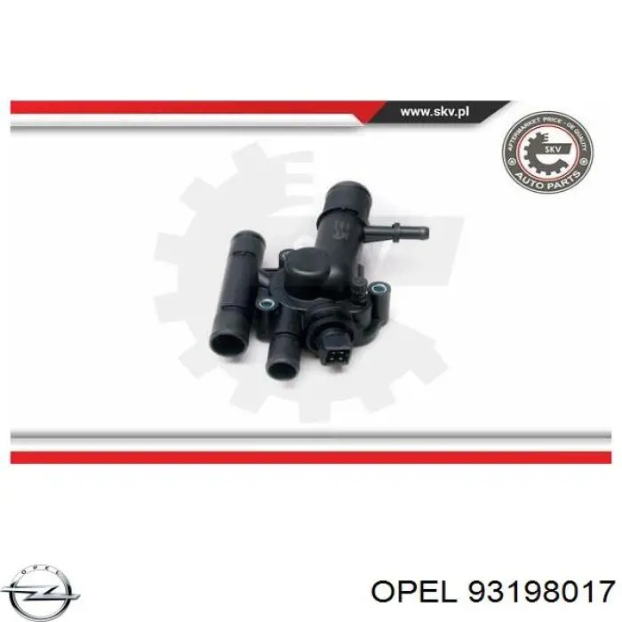 Термостат в корпусе Opel 93198017 цена, от 22.50 USD