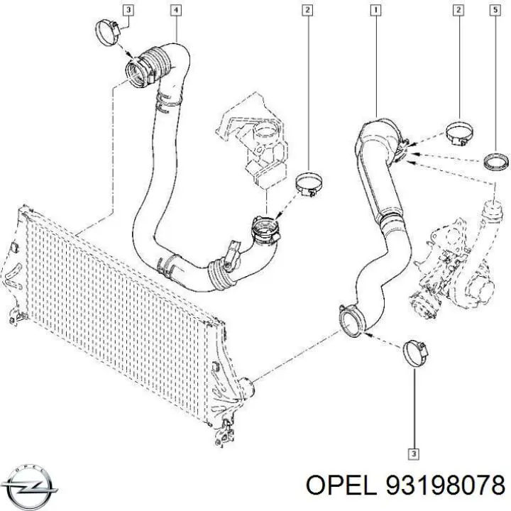  Opel 93198078 цена, от 3.78 USD