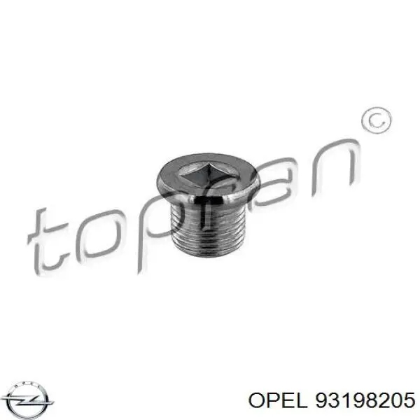 Пробка поддона двигателя 93198205 Opel