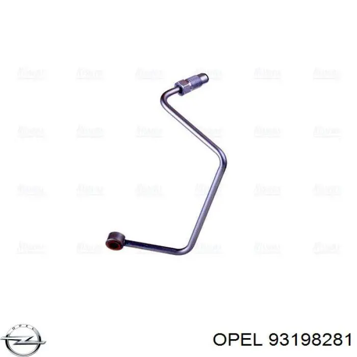 93198281 Opel tubo (mangueira de fornecimento de óleo de turbina)