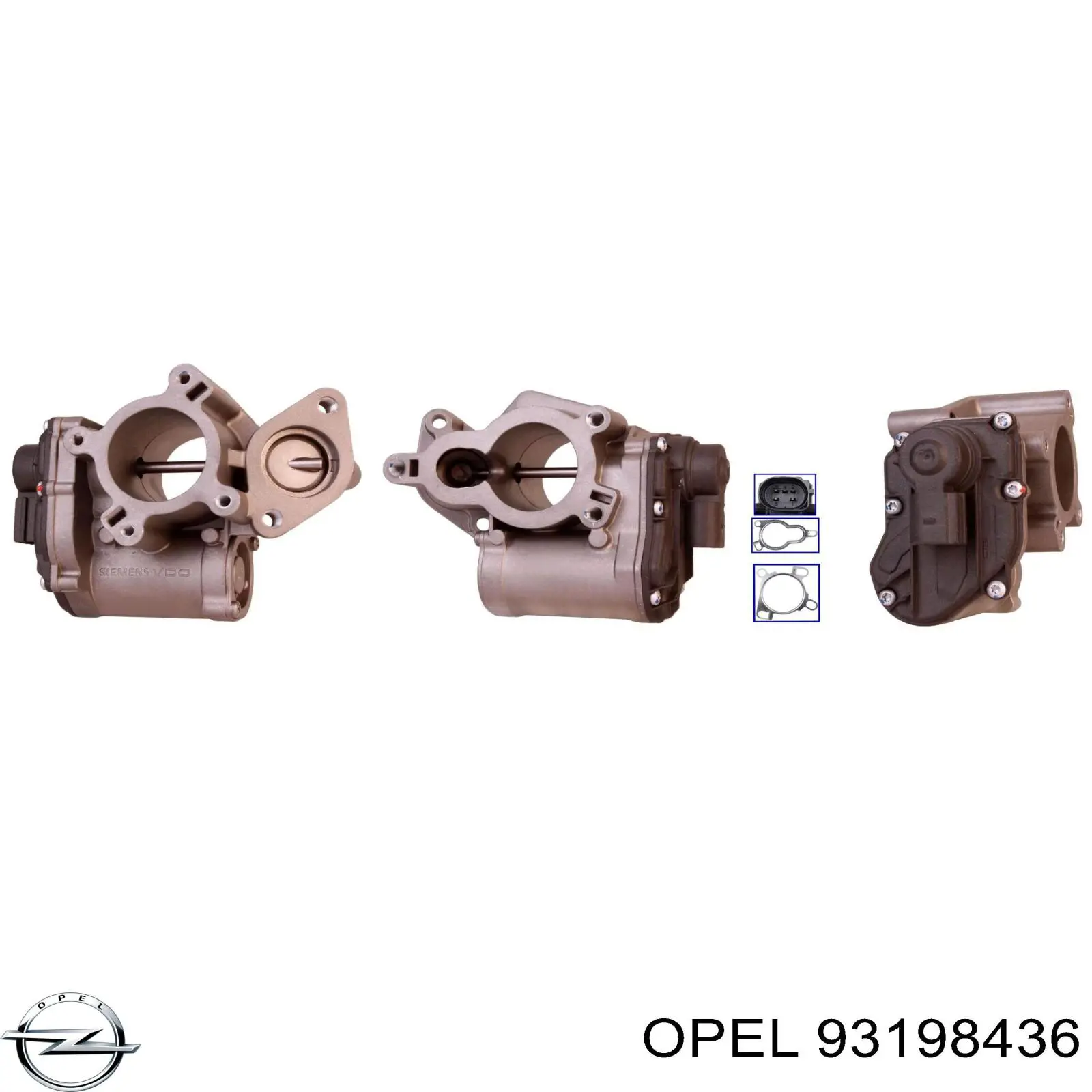 Клапан ЕГР 93198436 Opel