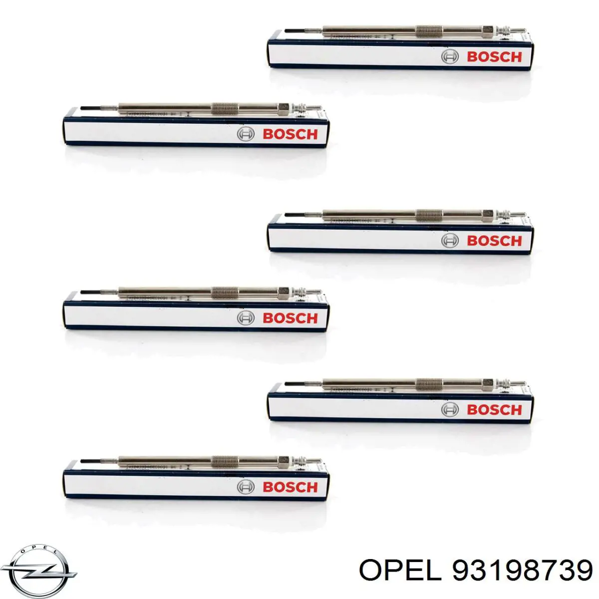 Купить 93198739 Opel Свечи накала