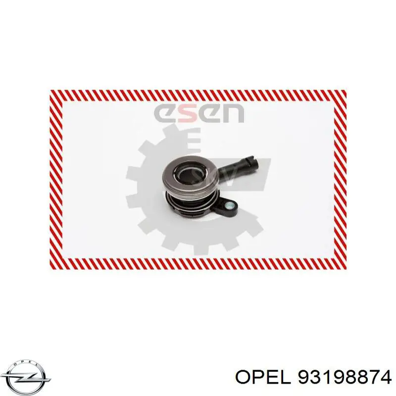 Рабочий цилиндр сцепления в сборе 93198874 Opel