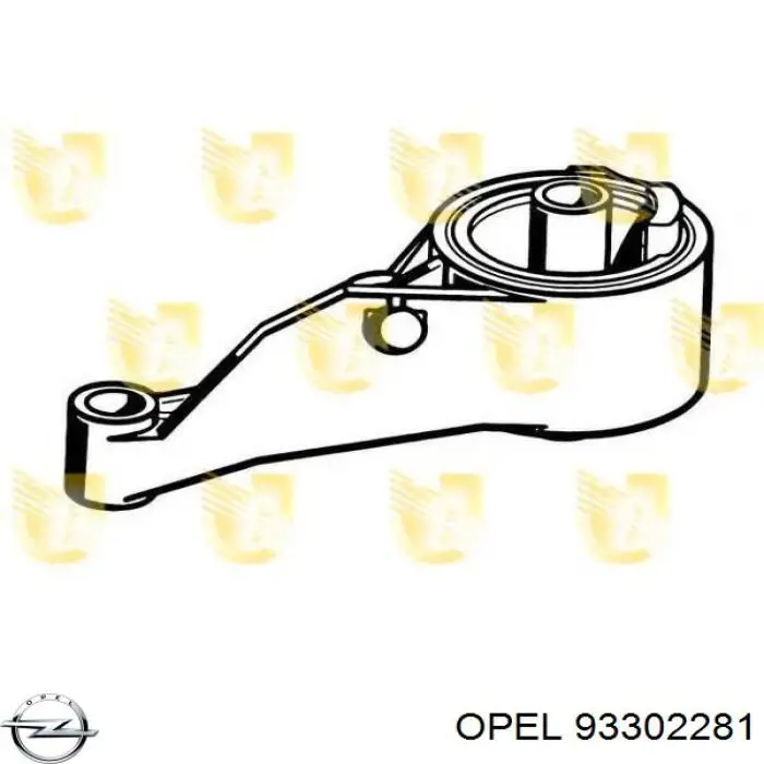 Передняя опора двигателя 93302281 Opel