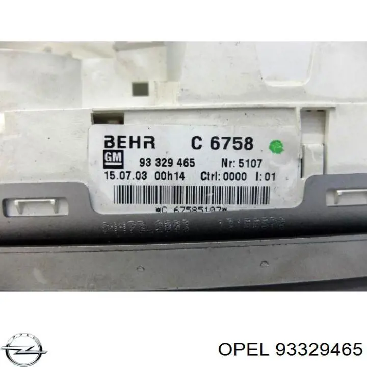 93329465 Opel 