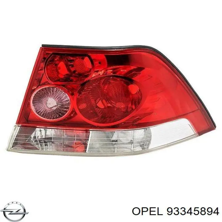 Купить 93345894 Peugeot/Citroen Задняя правая фара