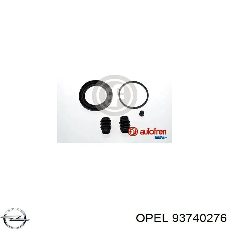 93740276 Opel Ремкомплект суппорта тормозного, переднего