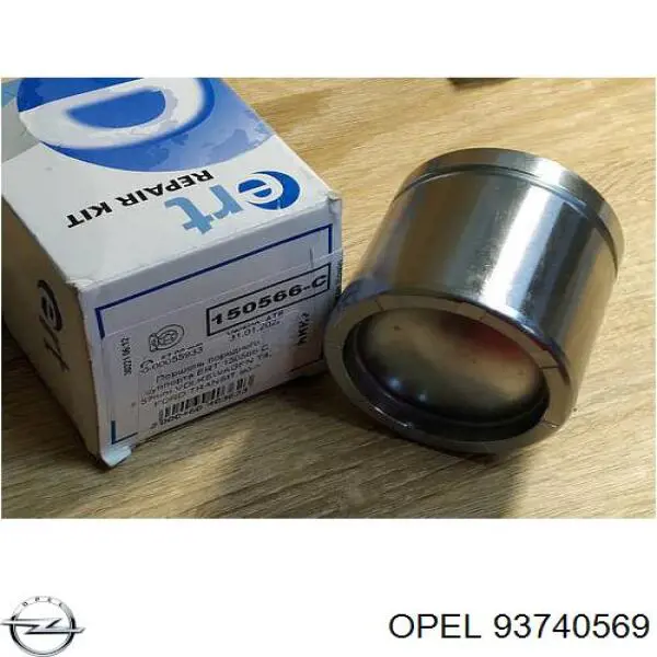 Поршень суппорта тормозного заднего 93740569 Opel