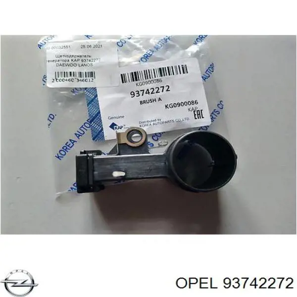 93742272 Opel porta-escovas do gerador