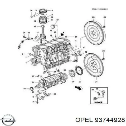 93744928 Opel 