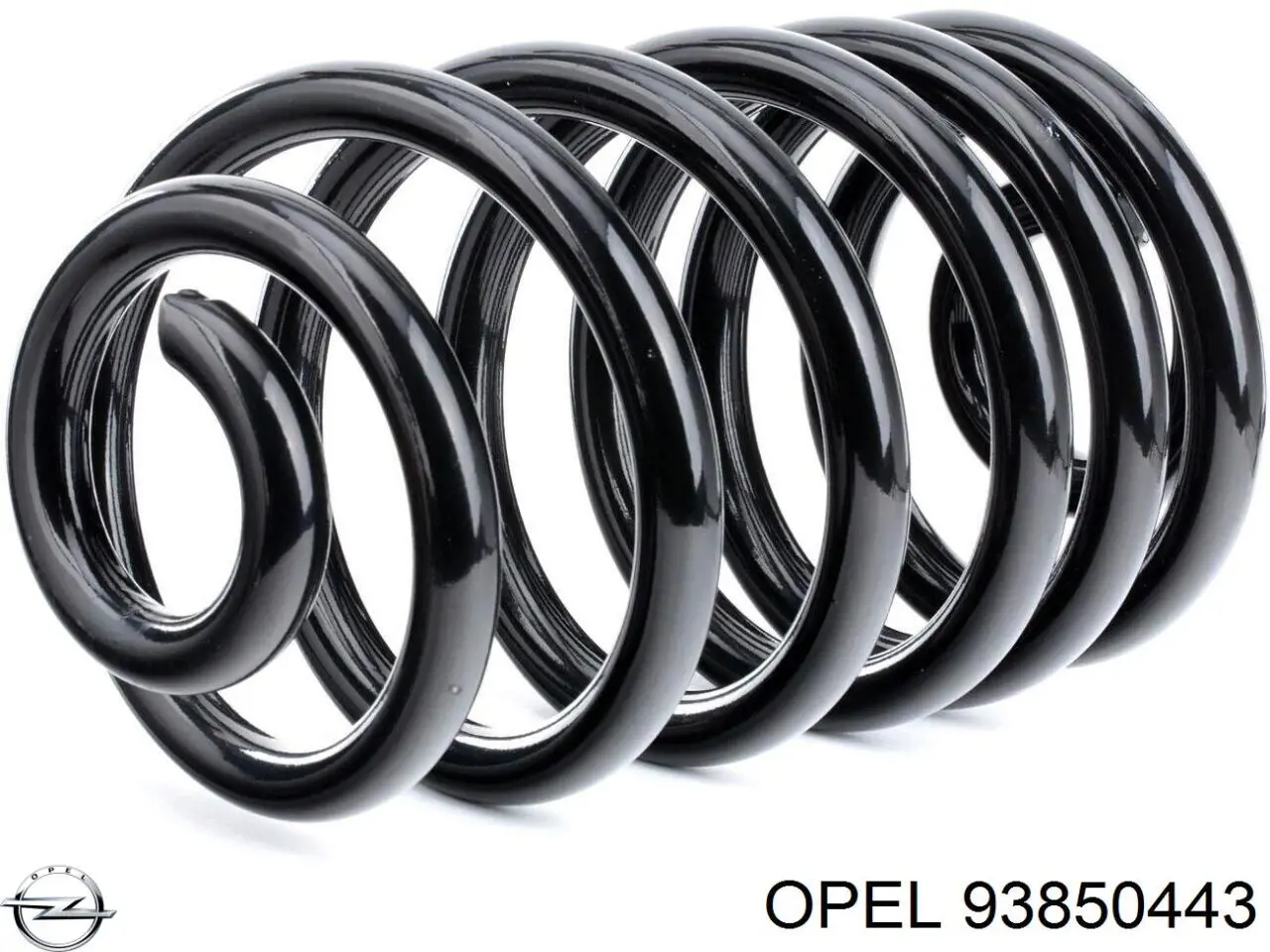 93850443 Opel Пружина подвески задняя
