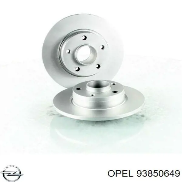 Задний тормозной диск Opel 93850649 цена, от 72.19 USD