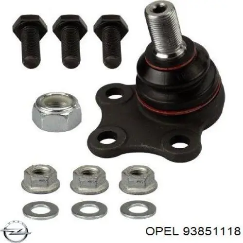 Левый рычаг передней нижней подвески Opel 93851118 цена, от 65.80 USD