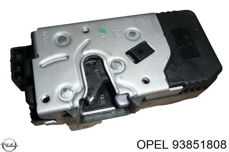 93851808 Opel fecho da porta traseira esquerda batente