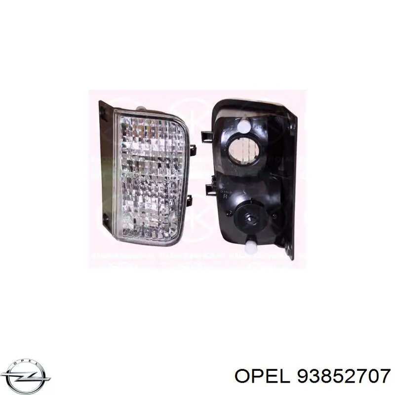 93852707 Opel Задний левый стоп