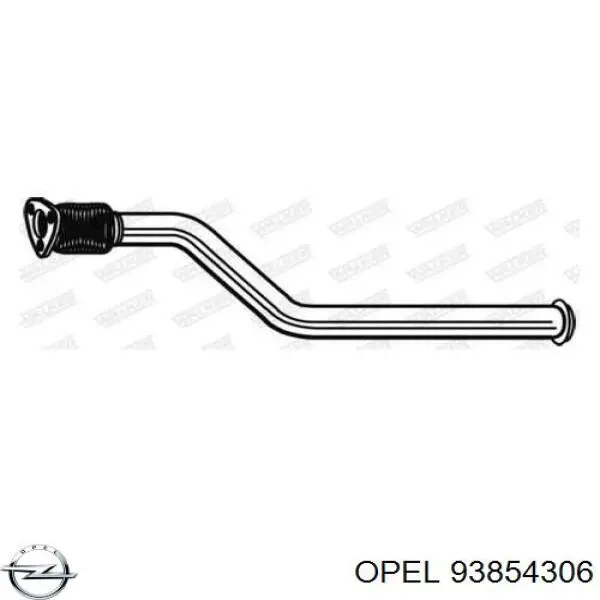 Купить 93854306 Opel Приёмная труба