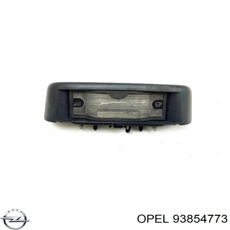93854773 Opel lanterna da luz de fundo de matrícula traseira