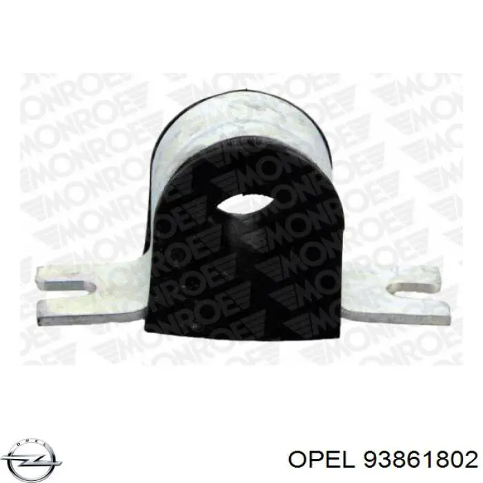 93861802 Opel estabilizador dianteiro