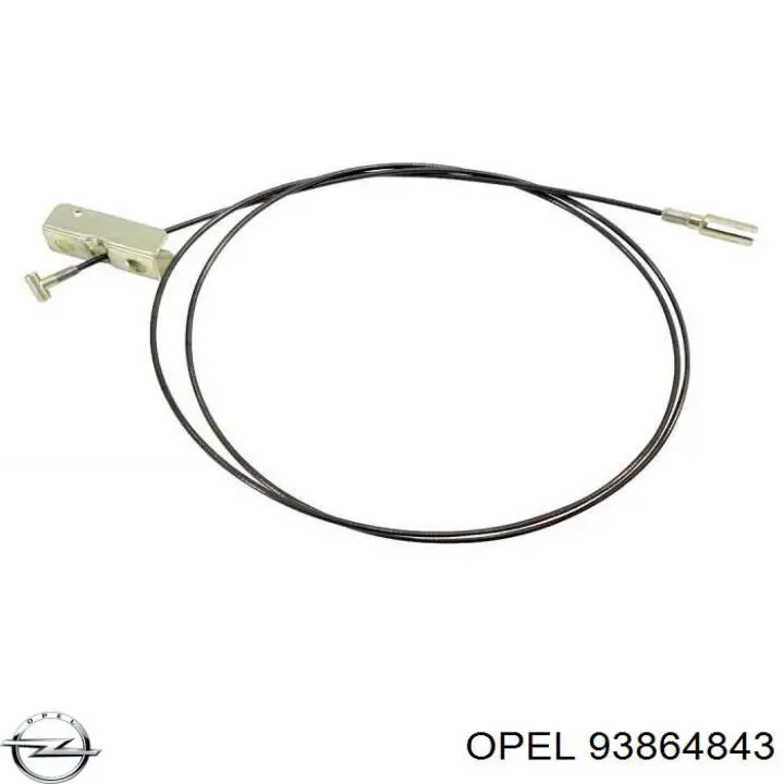 93864843 Opel cabo do freio de estacionamento intermédio