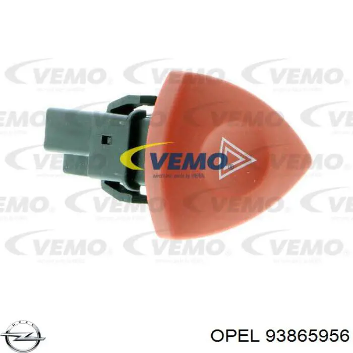 Кнопка аварийного сигнала Opel 93865956 цена, от 7.60 USD