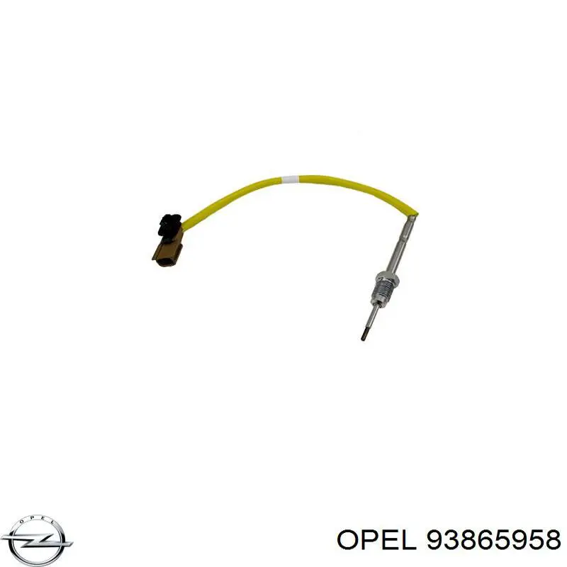 93865958 Opel sensor de temperatura dos gases de escape (ge, de filtro de partículas diesel)