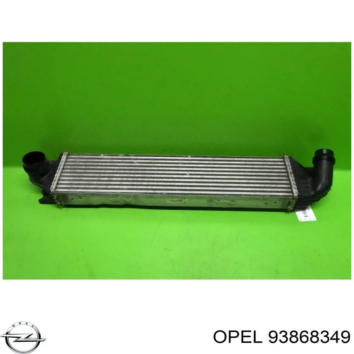 Радиатор интеркуллера Opel 93868349