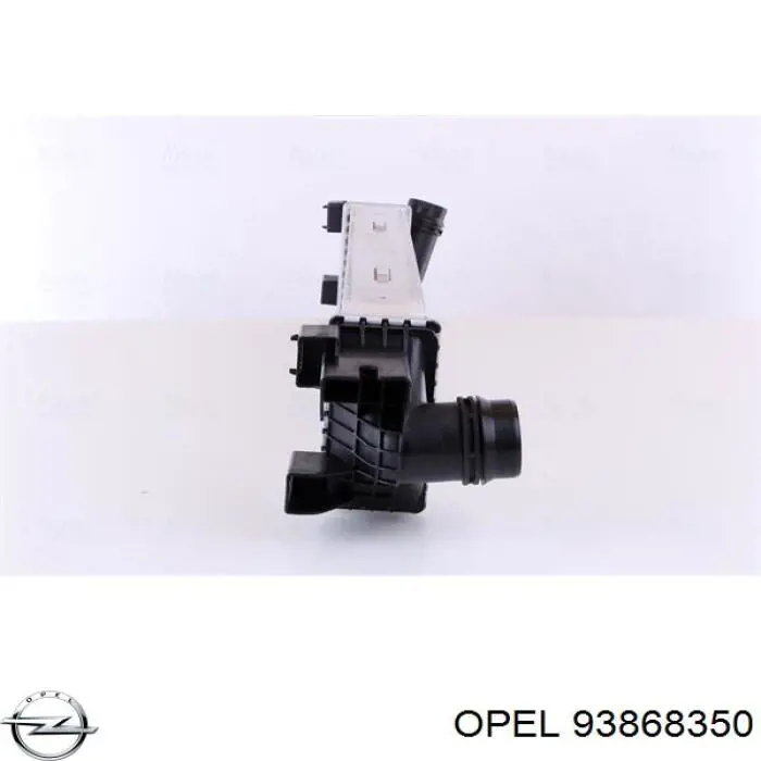 Радиатор интеркуллера Opel 93868350