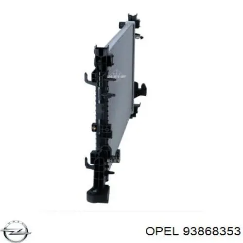 93868353 Opel радиатор