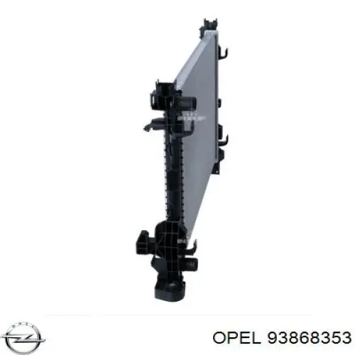 Радиатор охлаждения двигателя Opel 93868353 цена, от 129.36 USD