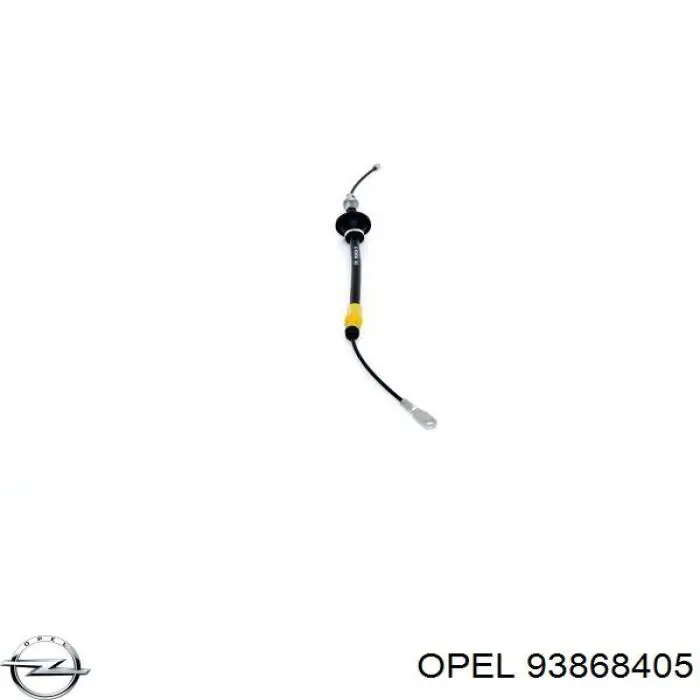 Трос ручного тормоза передний Opel 93868405