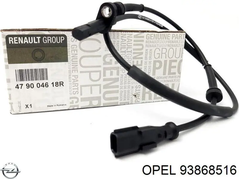 Датчик АБС (ABS) задний Opel 93868516