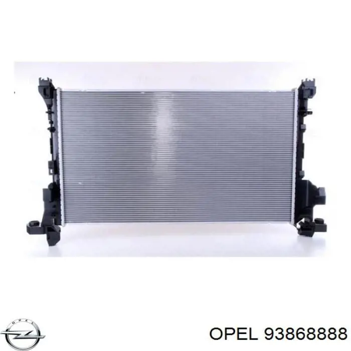 Radiador de esfriamento de motor Opel 93868888 preço, a partir de 279,61 USD