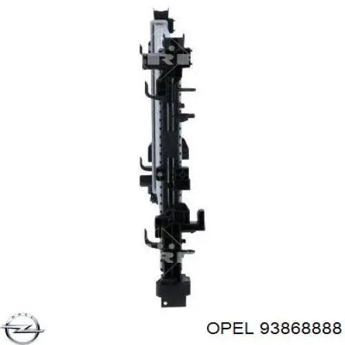 93868888 Opel Radiador de esfriamento de motor