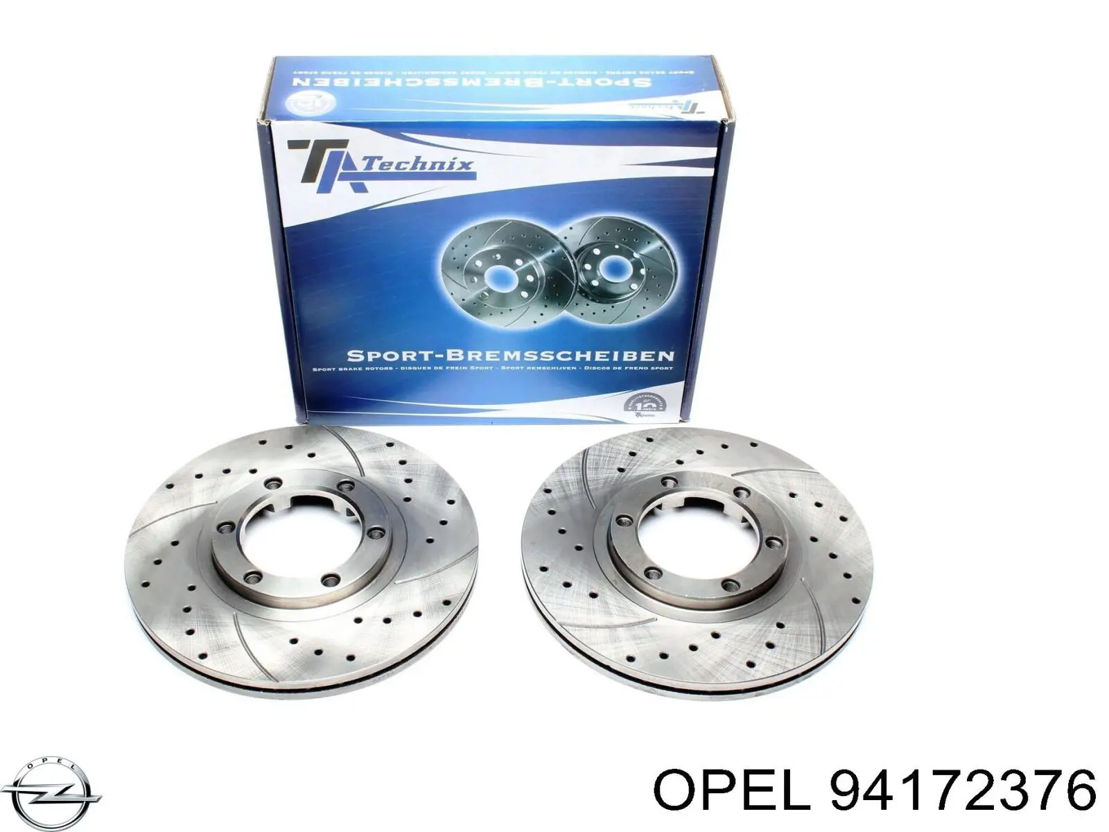 94172376 Opel диск тормозной передний