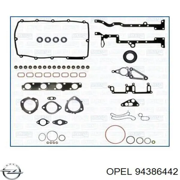 Прокладка ГБЦ 94386442 Opel