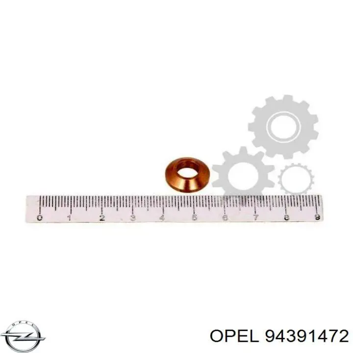 821205 Opel кольцо (шайба форсунки инжектора посадочное)