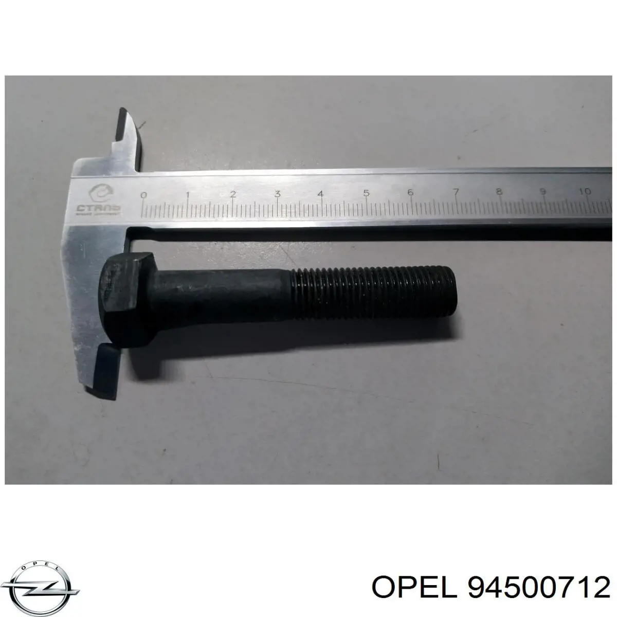 94500712 Opel parafuso de fixação de amortecedor dianteiro