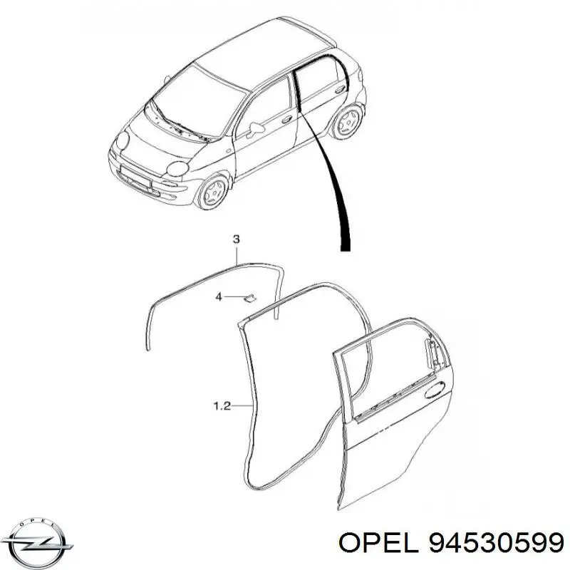  General Motors 94530599 цена, от 1.03 USD