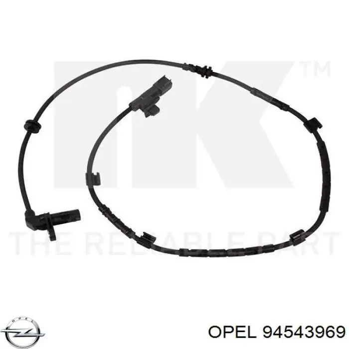 94543969 Opel sensor abs dianteiro direito