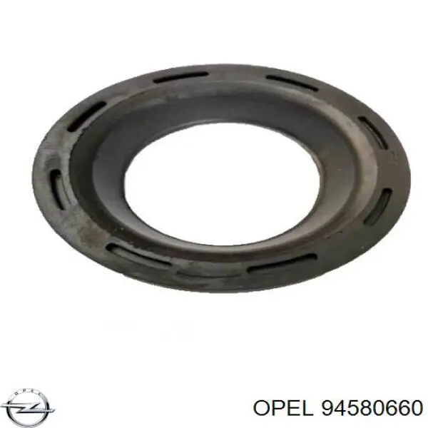 94580660 Opel espaçador (anel de borracha da mola dianteira superior)