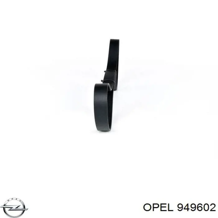 949602 Opel Поликлиновый ремень