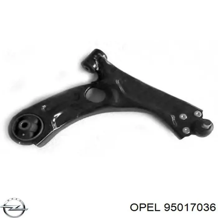 Правый рычаг передней нижней подвески Opel 95017036 цена, от 57.83 USD