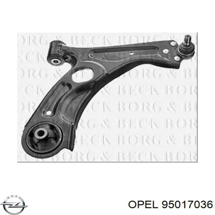 Нижний рычаг 95017036 Opel